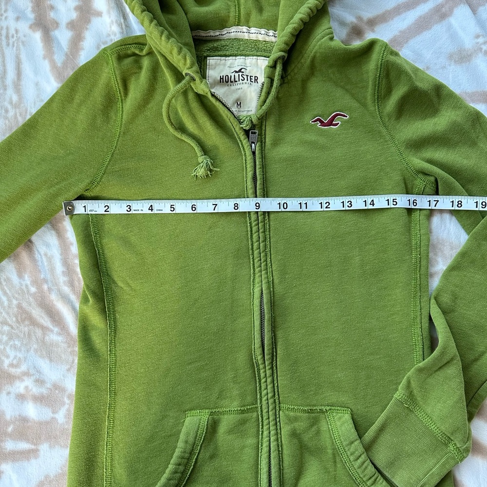 Solid Hollister Full Zip - Picture 7 of 11